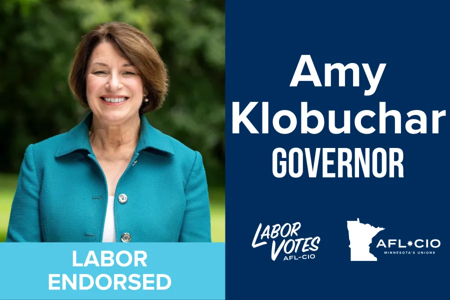 Labor Endorsed - Amy Klobuchar - Governor